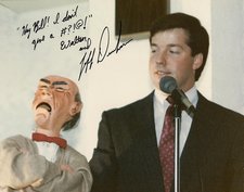 03Jeff Dunham at Senor Wences testimonial luncheon. 4-2-1989. Photo by Bill Smith